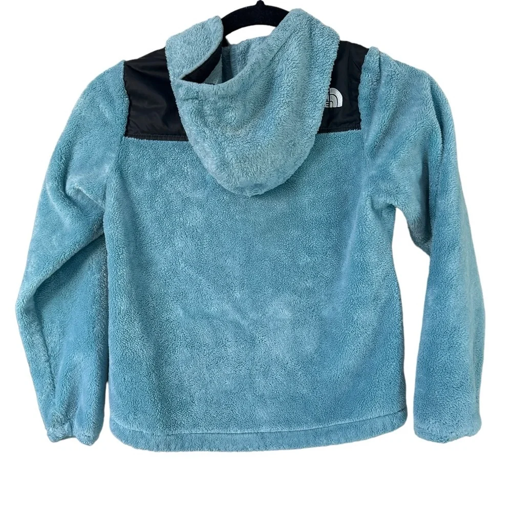 The North face blue fleece hoodie full zip - Picture 4 of 6